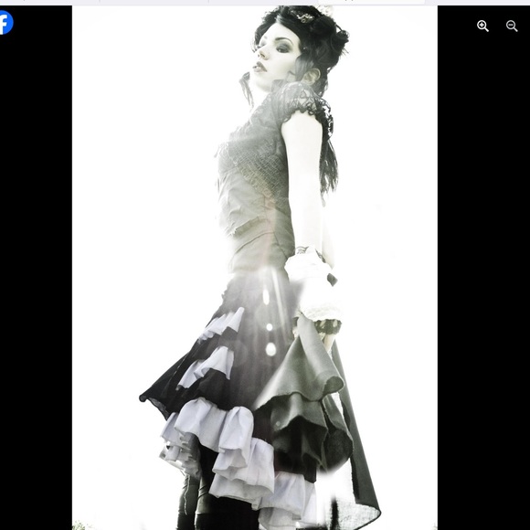 HEAVY RED Dress, Alice Innocence Tea Dress, NEW, Size L - Picture 4 of 17